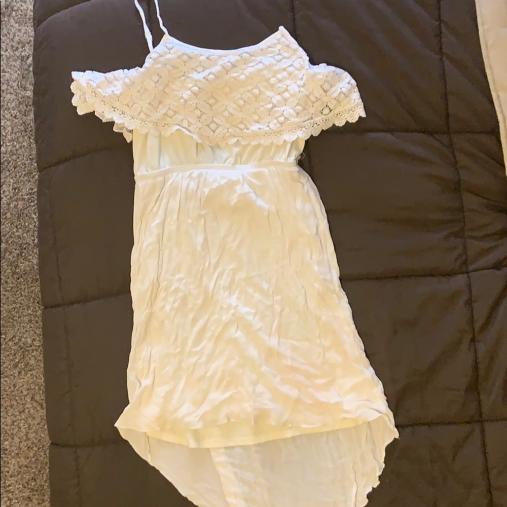 Dress white midi